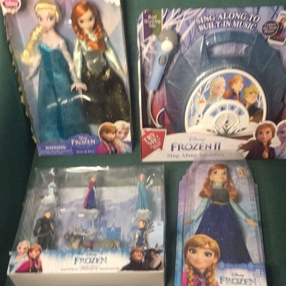 Disney Frozen Doll and Toy Set Bundle